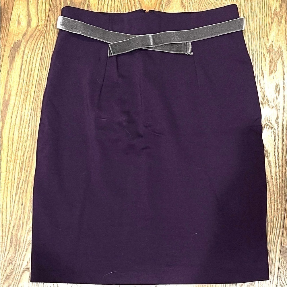 ANTHRO Girls from Savoy purple pencil skirt - Picture 2 of 7